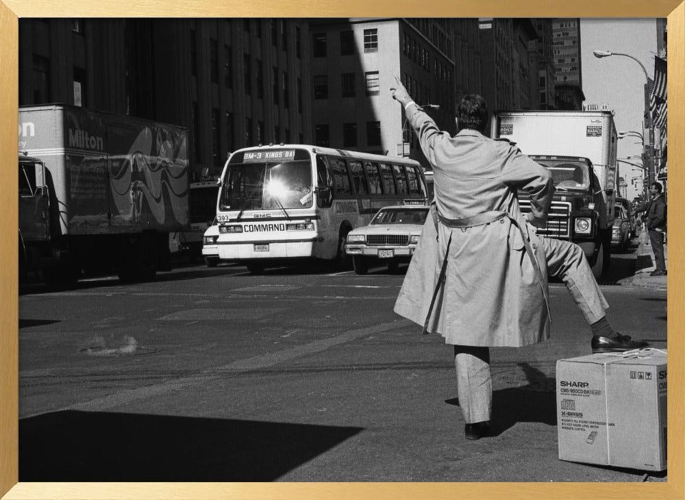 Bus please! (from the series "Manly") Poster